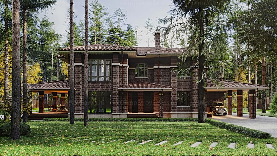 «Дома прерий» Райт интерьер декор