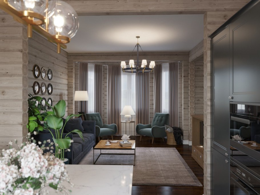 Проекты одноэтажных домов в стиле Райта