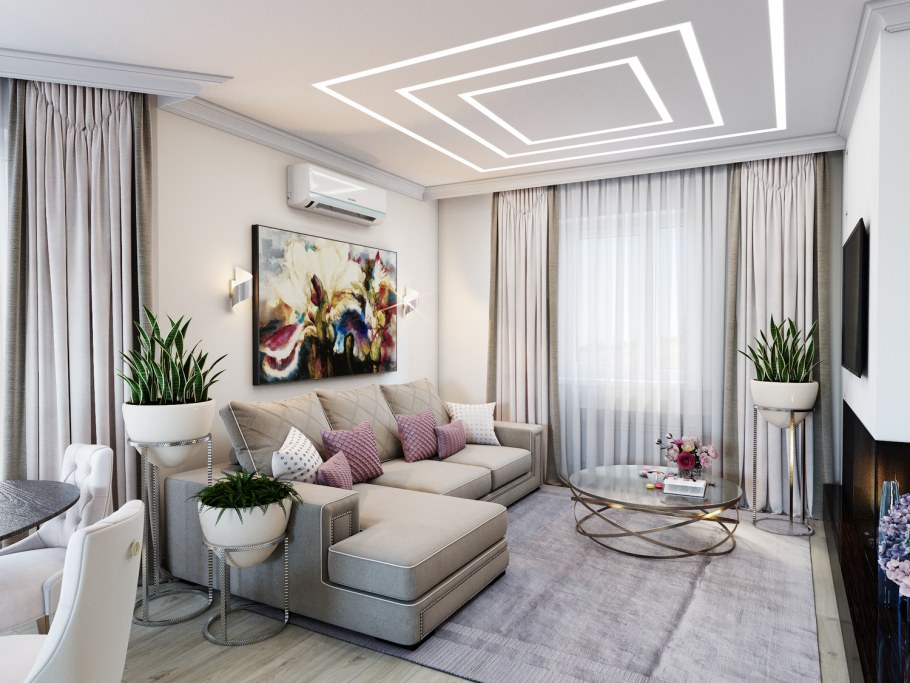 Квартира лофт двухуровневая