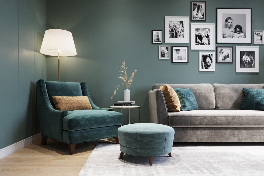 Акцентное кресло в интерьере