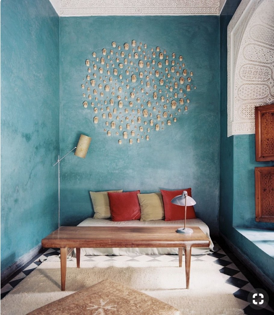 Декоративная штукатурка акцентная стена