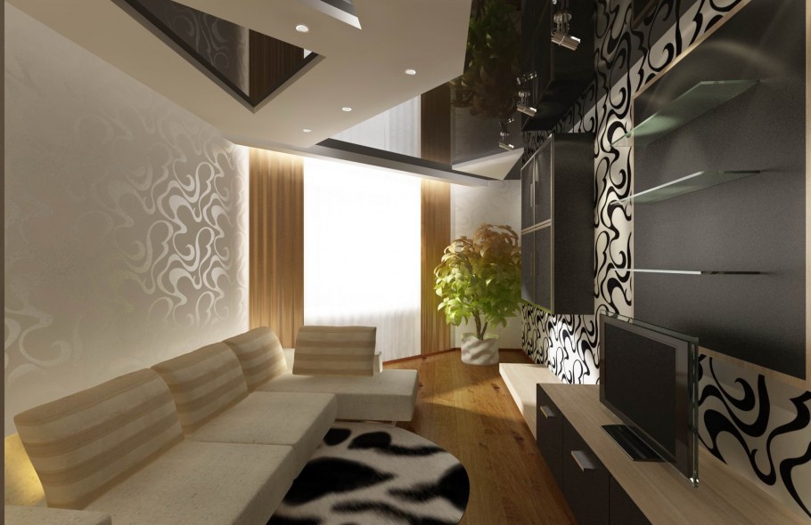 Дизайн интерьера гостиной