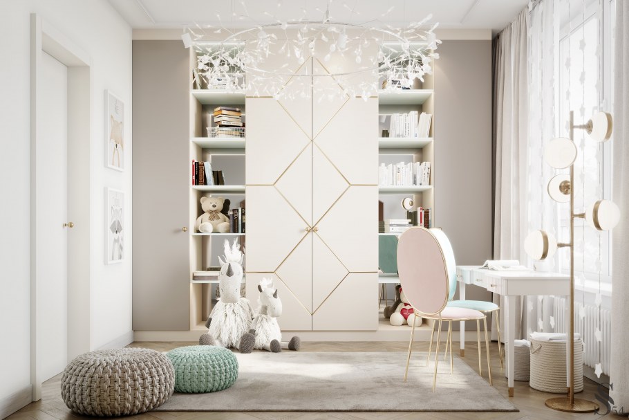 Cilek трехдверный шкаф White