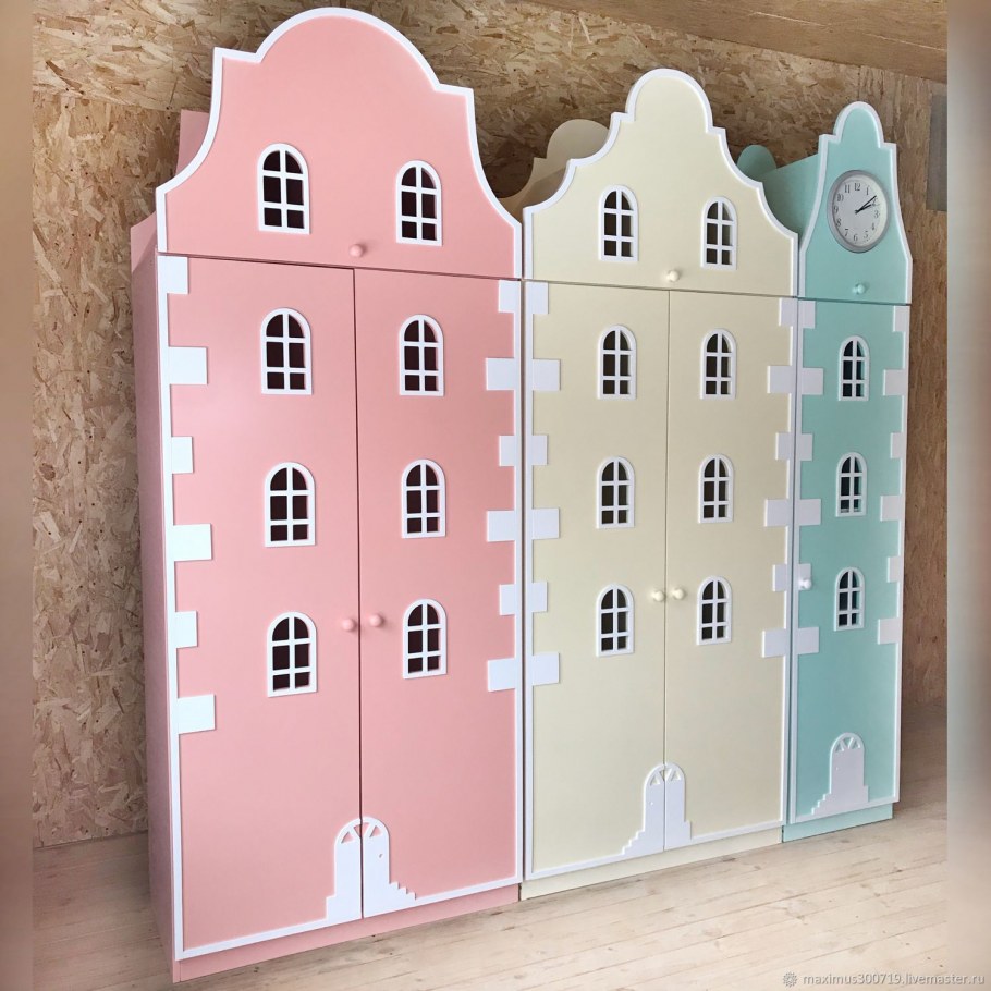 Шкаф в интерьере детской