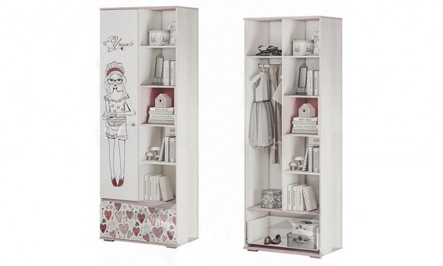 Шкаф детский белый