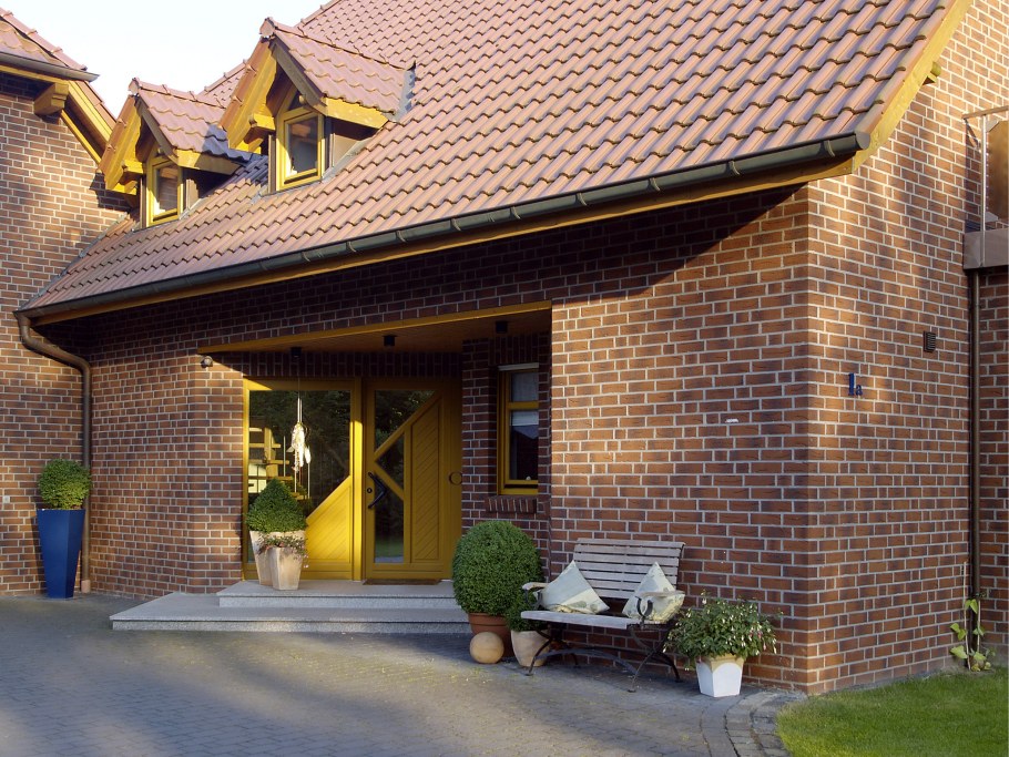 Кирпич Feldhaus Klinker k335nf90 carmesi Antic mana