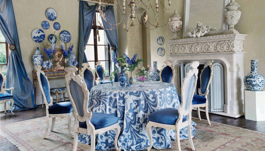 Китайская ваза под Гжель