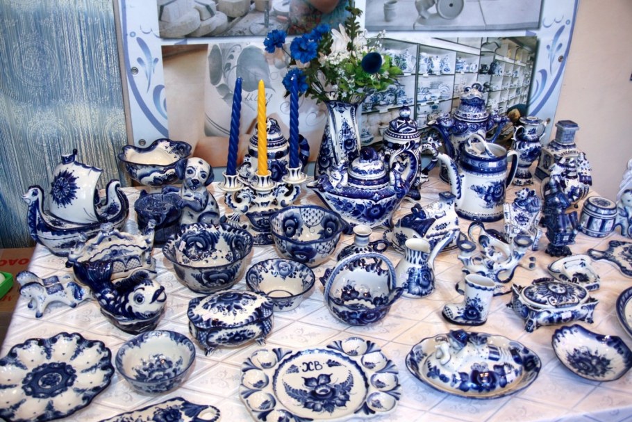 Предметы интерьера деревня Гжель