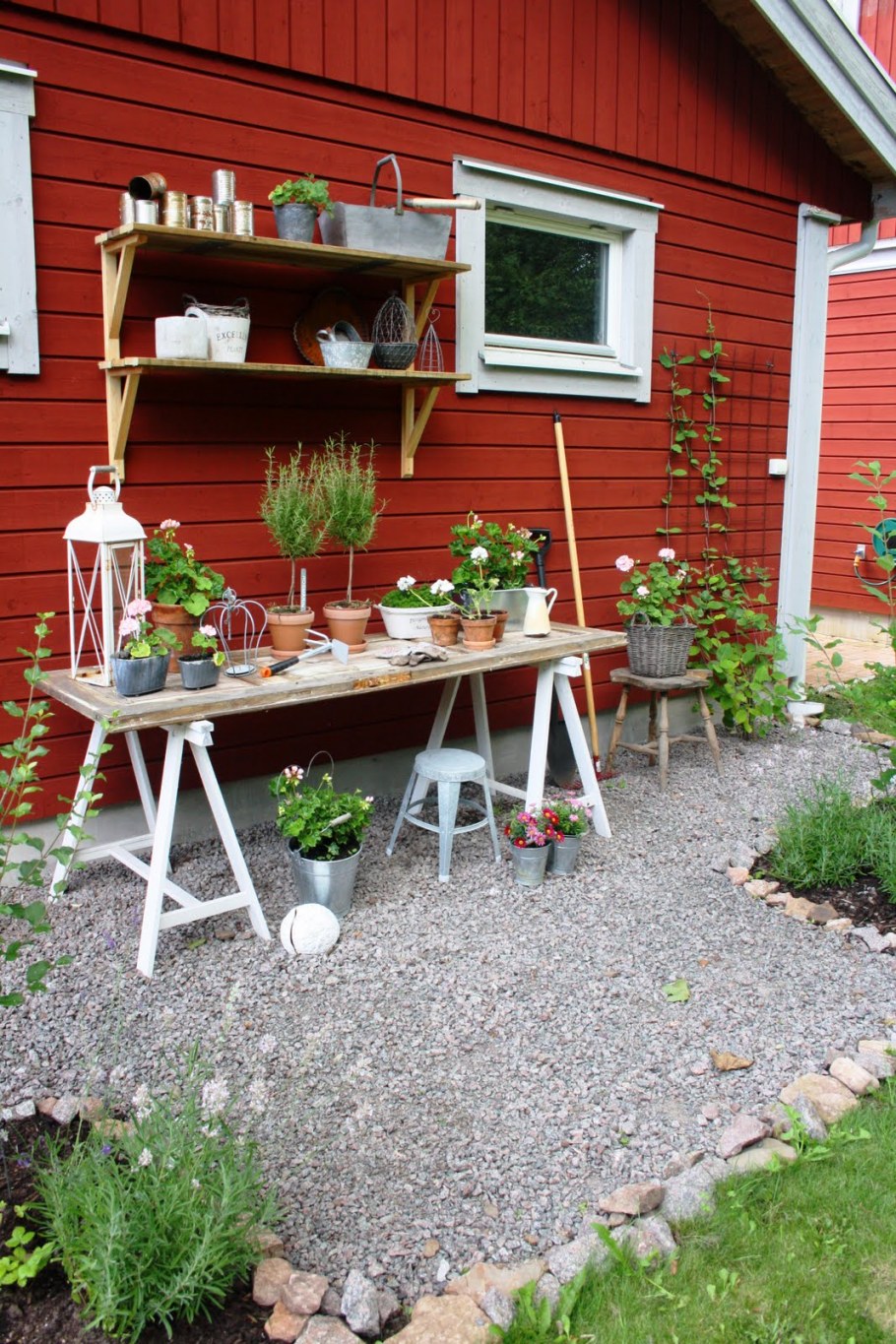 Обустройство двора в деревне