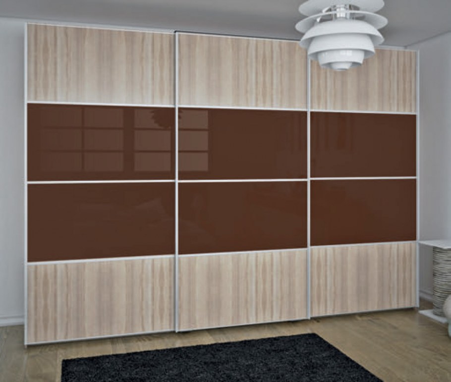 Угловой раздвижной шкаф купе