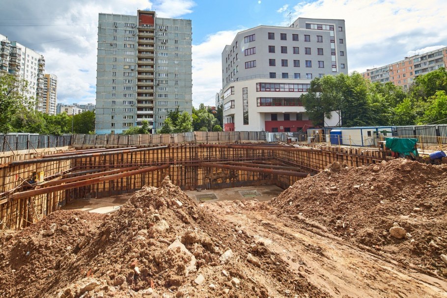 Стройка метро Бибирево