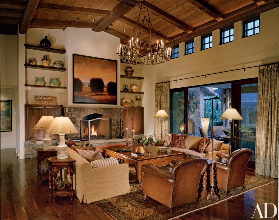 Итальянский Кантри Тосканский стиль интерьеры