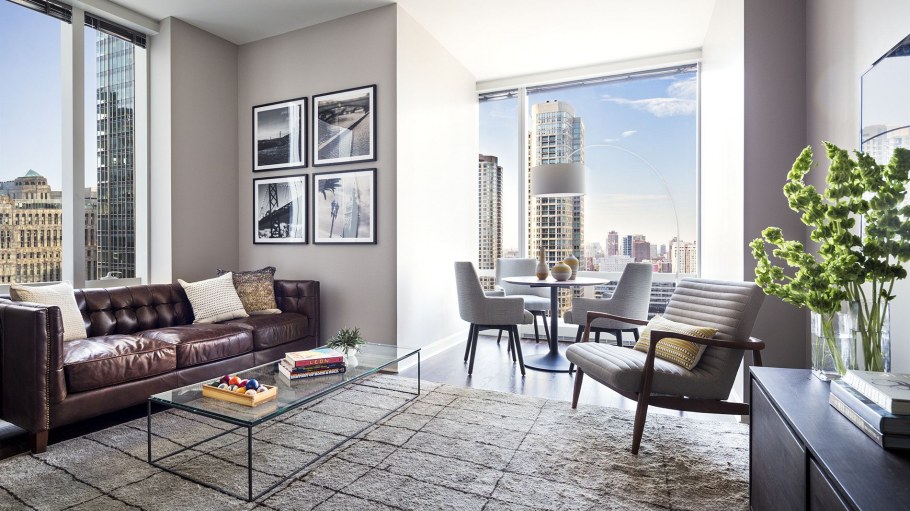 Интерьер офис теплый