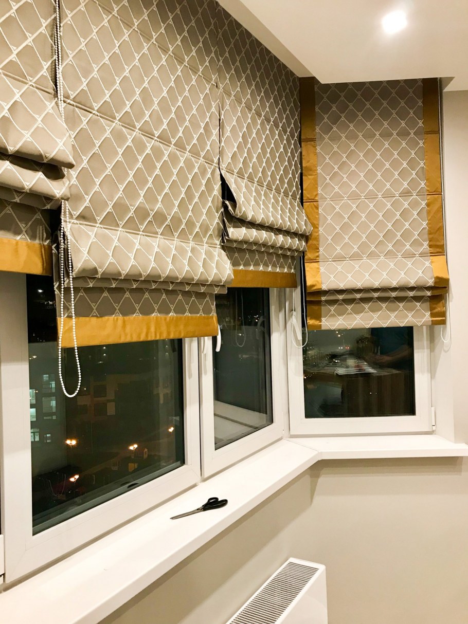 Римские шторы на пластиковые окна