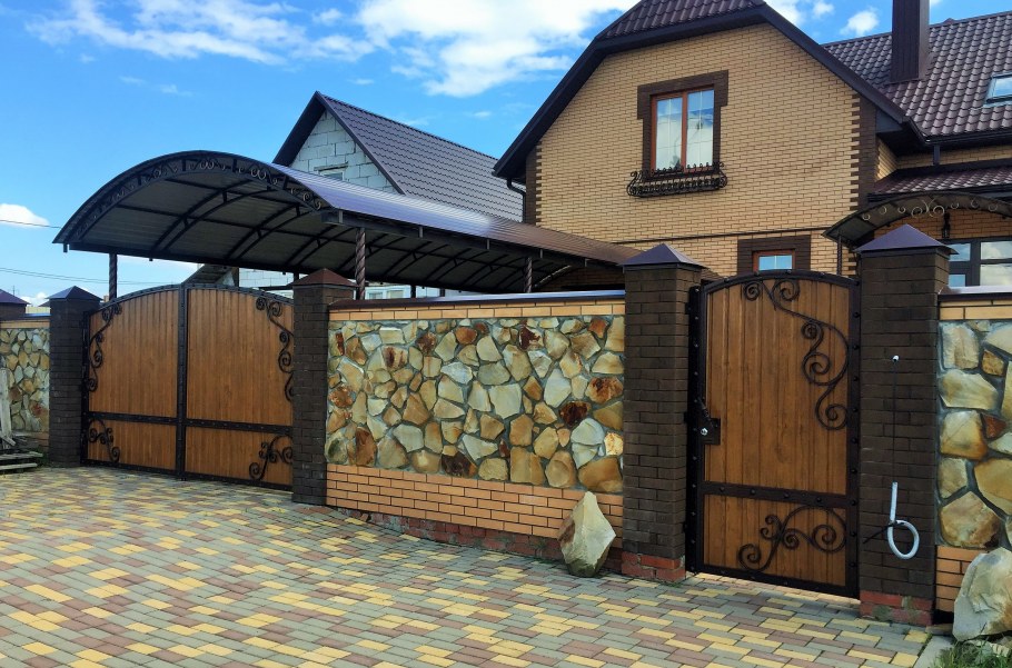 Николица ворота кованые Белгород