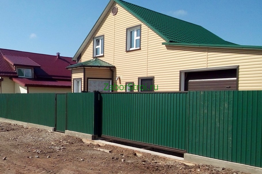 Забор из профлиста