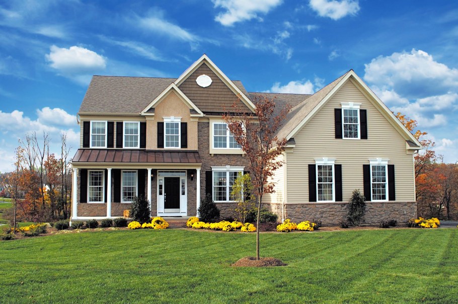 Фон американский дом