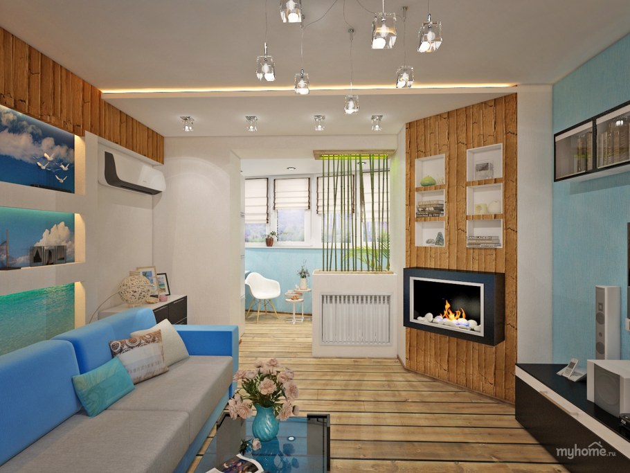 Интерьер двухкомнатной квартиры