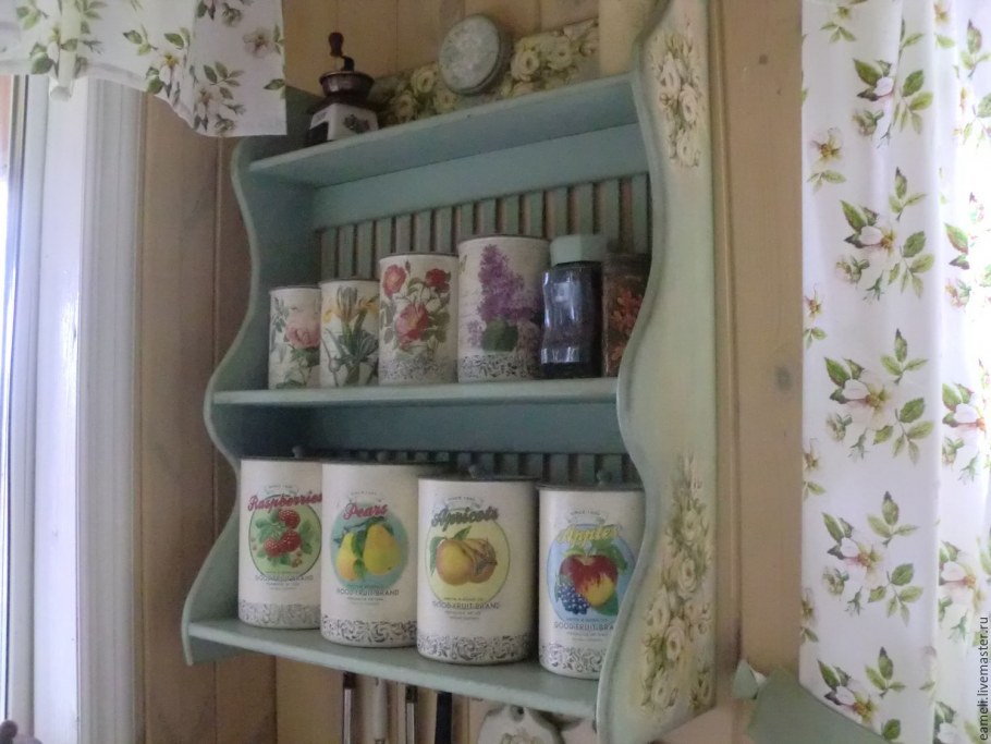 Кухня шебби Шик Прованс бирюза