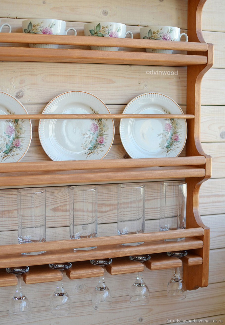 Декоративная полка для кухни