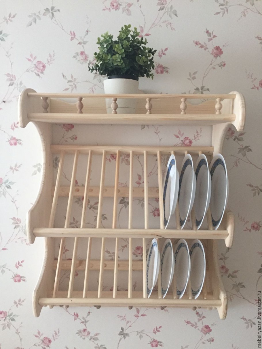 Полка навесная для тарелок