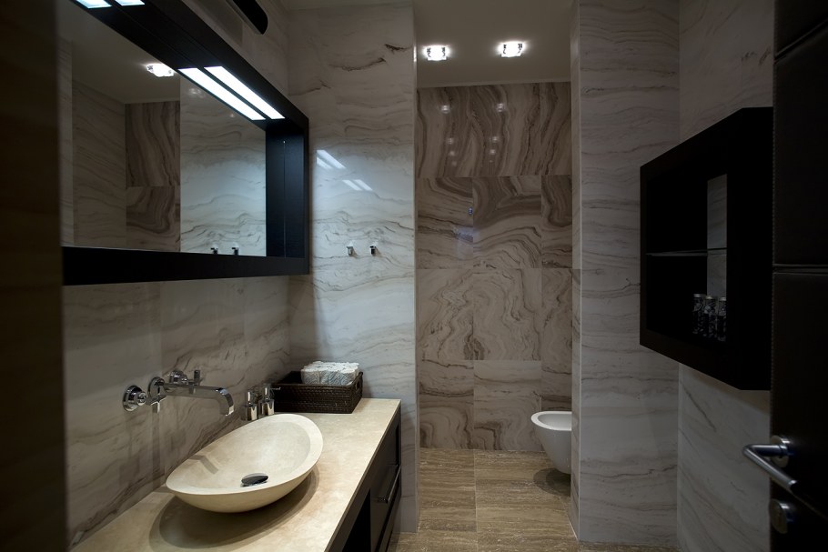 Санузел в квартире мрамор