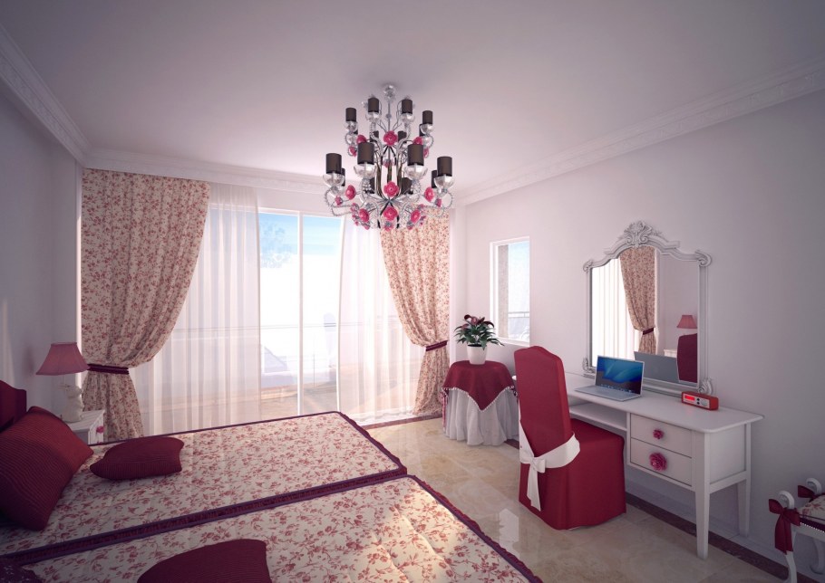 Японские шторы в интерьере