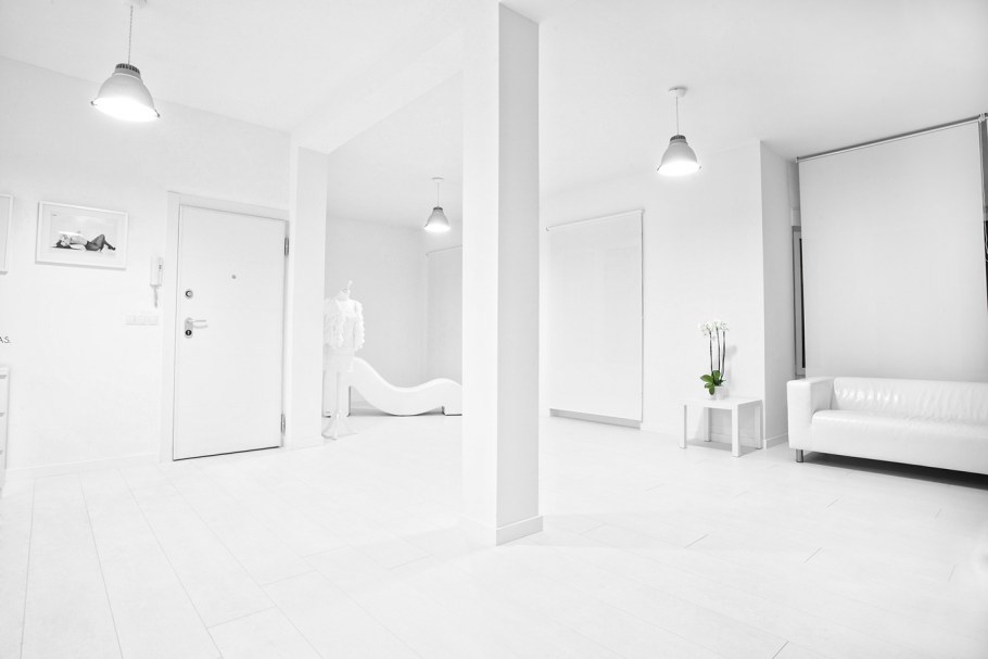 Дом в белом стиле