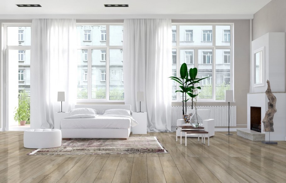 Белый интерьер квартиры