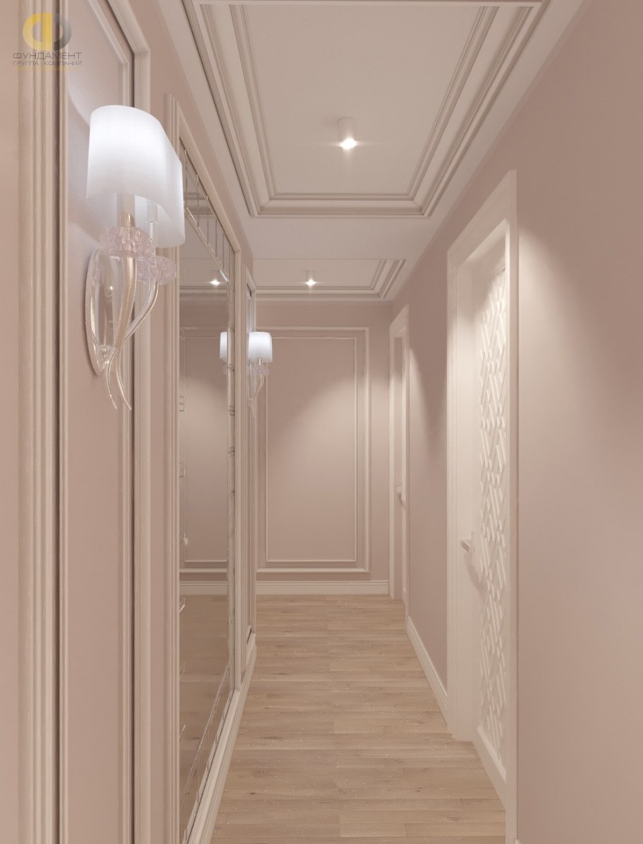 Коридор в светлых тонах