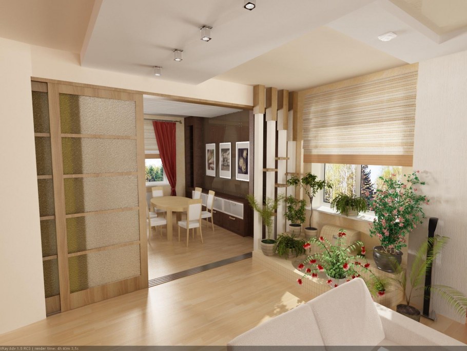 Перегородка между комнатами