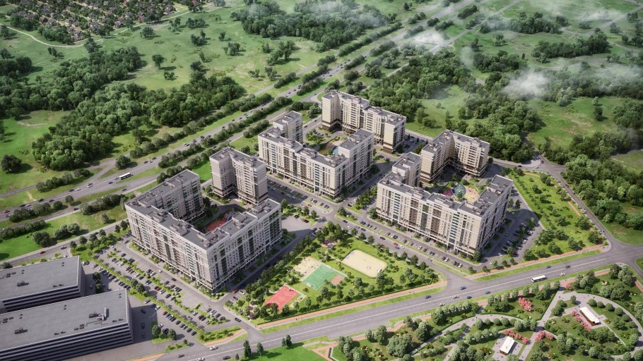 ЖК Остафьево детская площадка