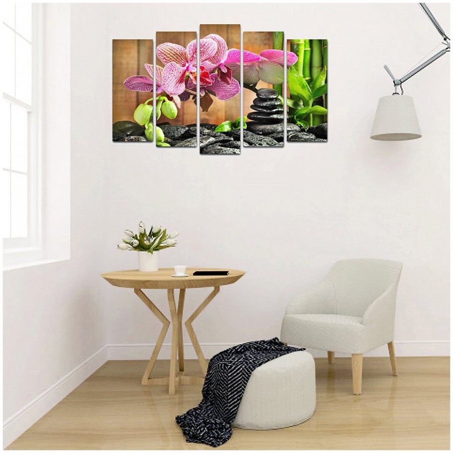 Фотообои стена и цветы