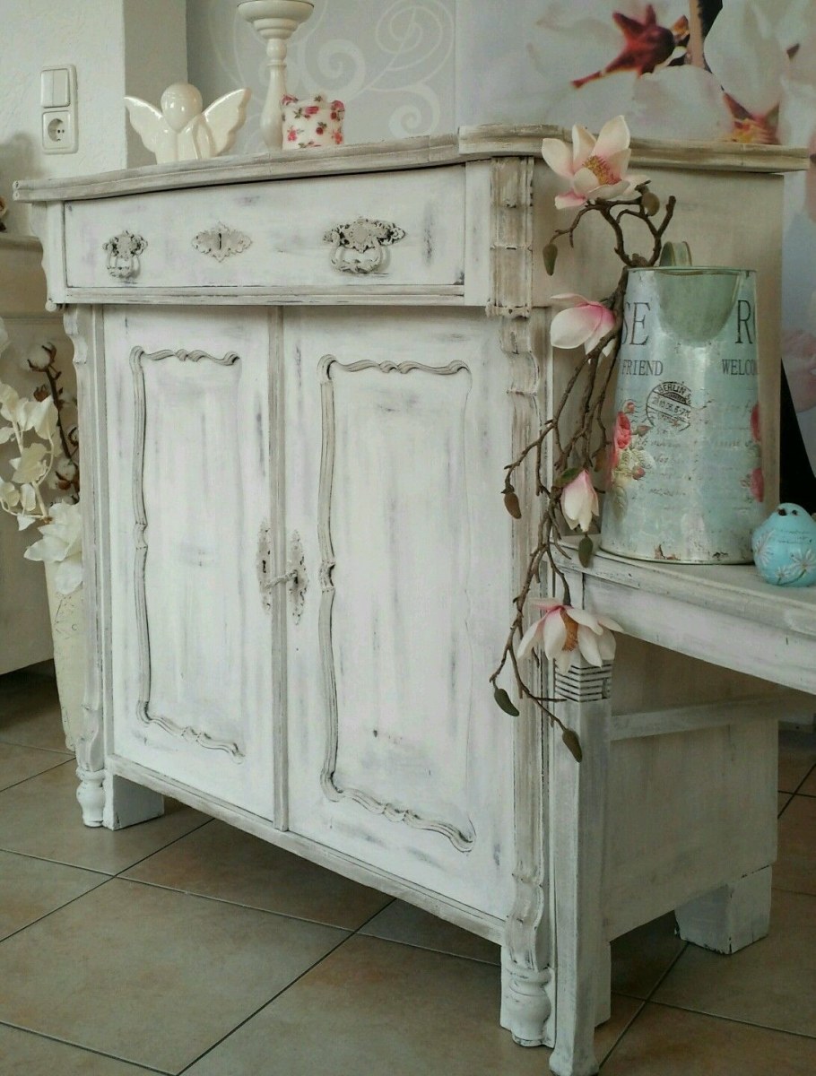 Состарить мебель в стиле шебби Шик
