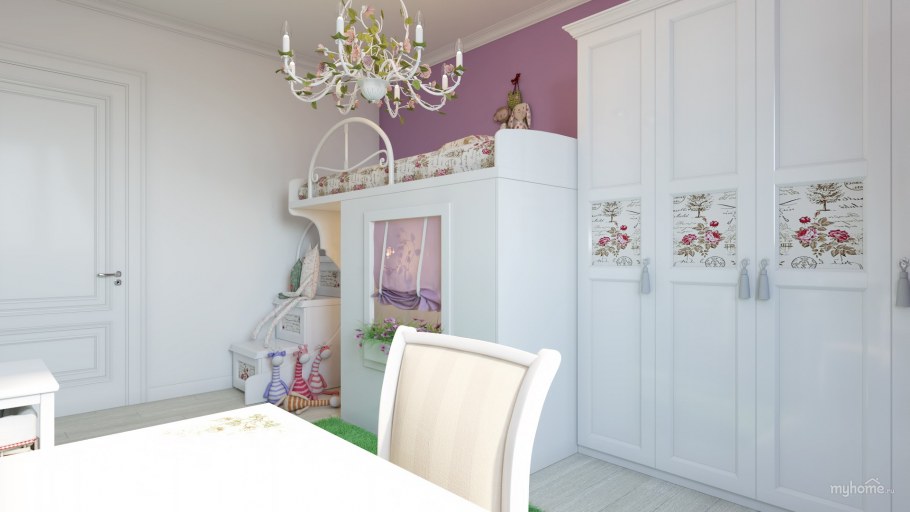 Обои в стиле Прованс для кухни