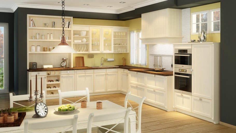 Кухонный гарнитур дерево