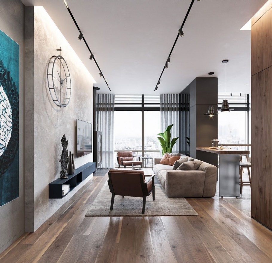 Современный лофт в интерьере