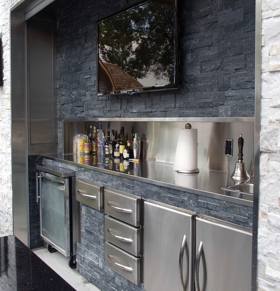 Кухонные фасады из сланца