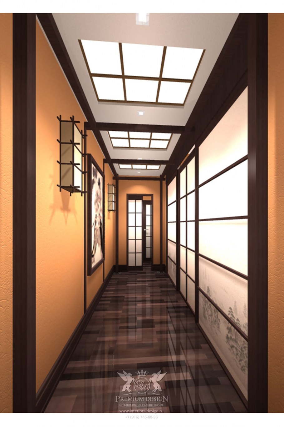 Прихожая в китайском стиле