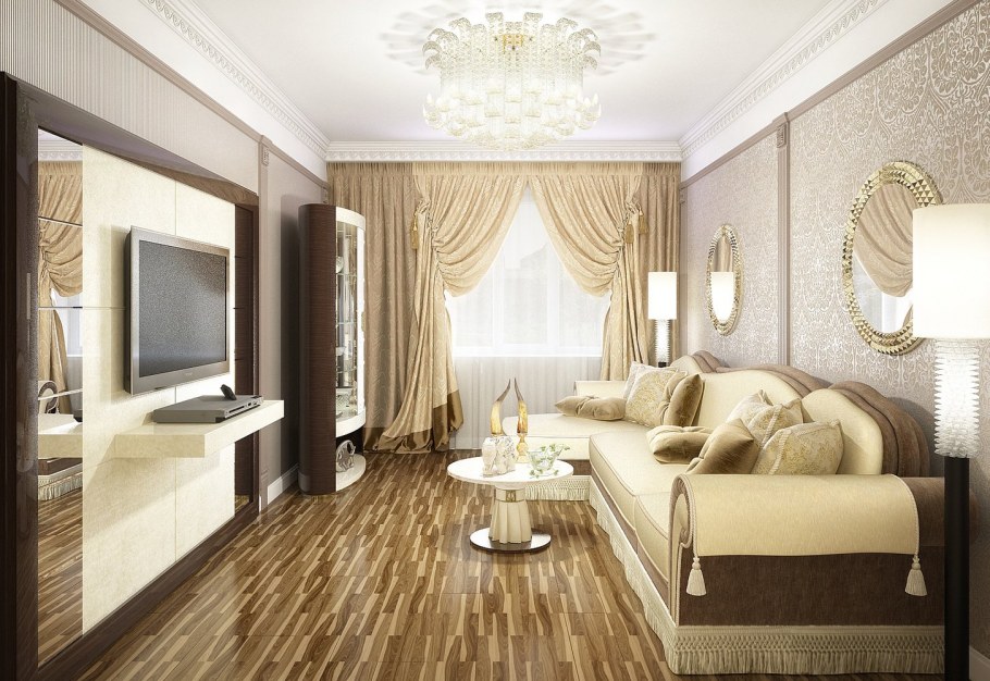 Визуализация интерьера спальни