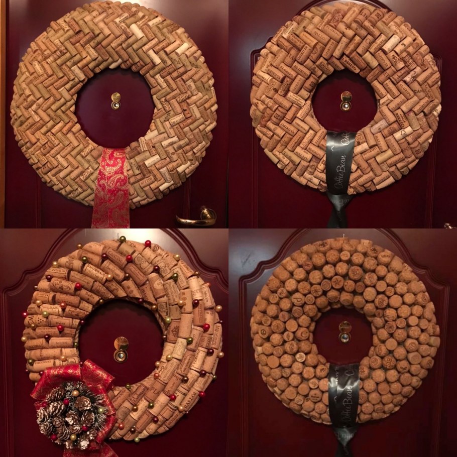 Панно из пробок от вина