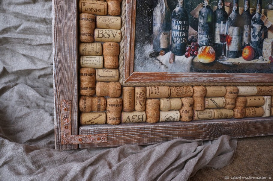 Панно из винных пробок
