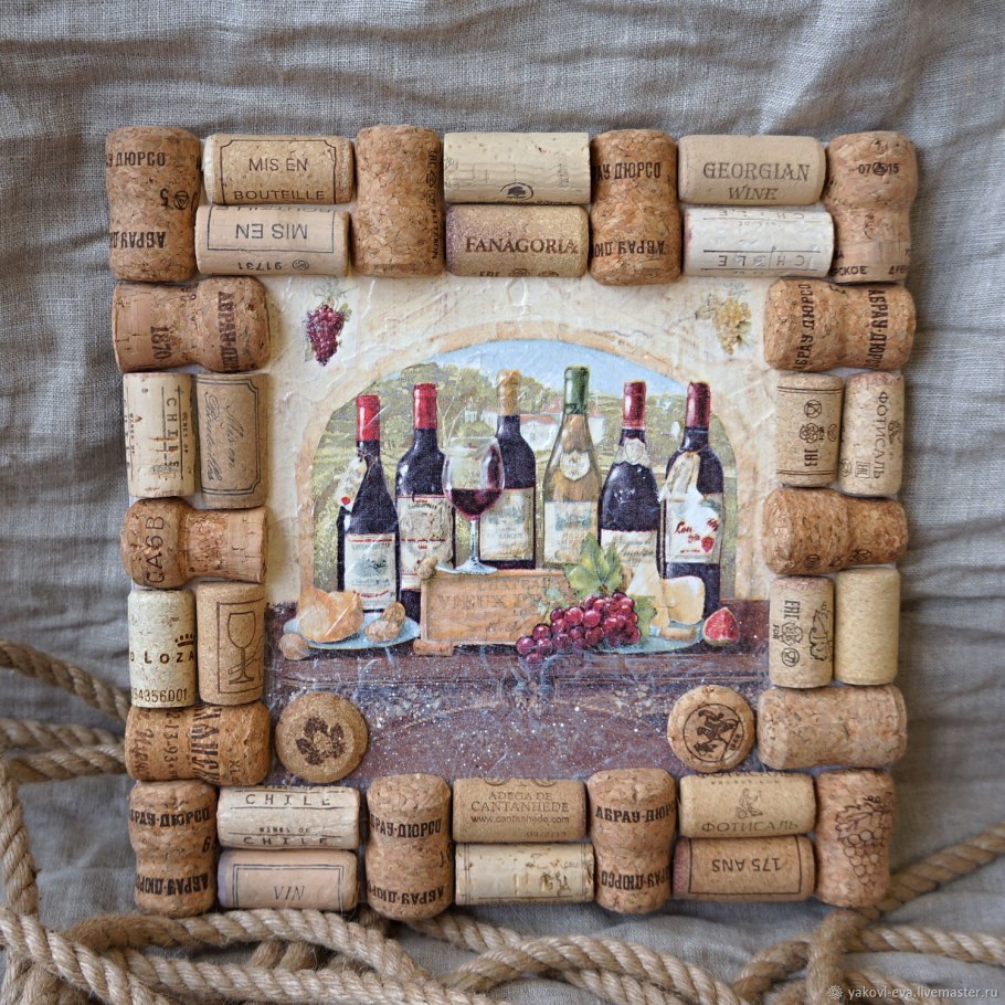 Винные пробки в декоре
