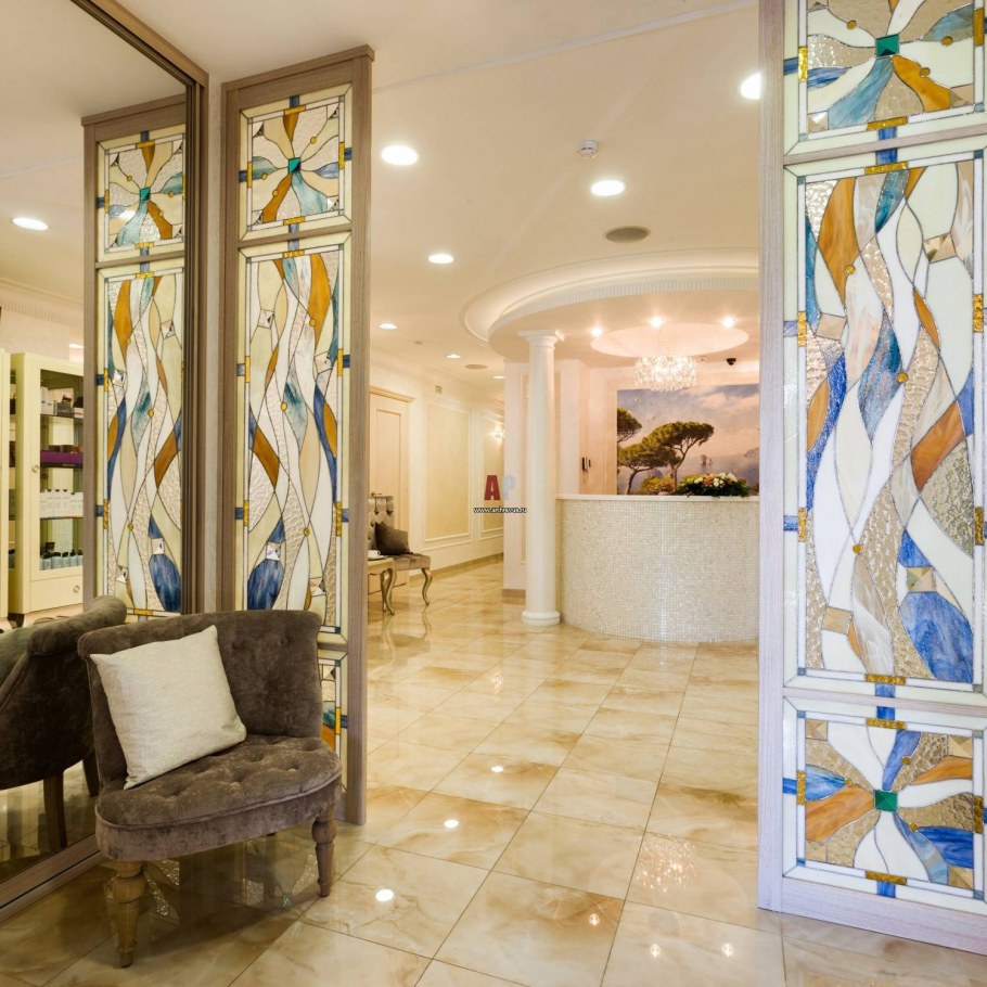 Витраж в стиле лофт