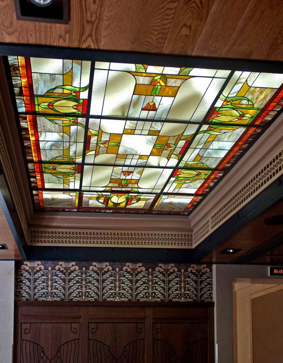 Декоративные витражные перегородки