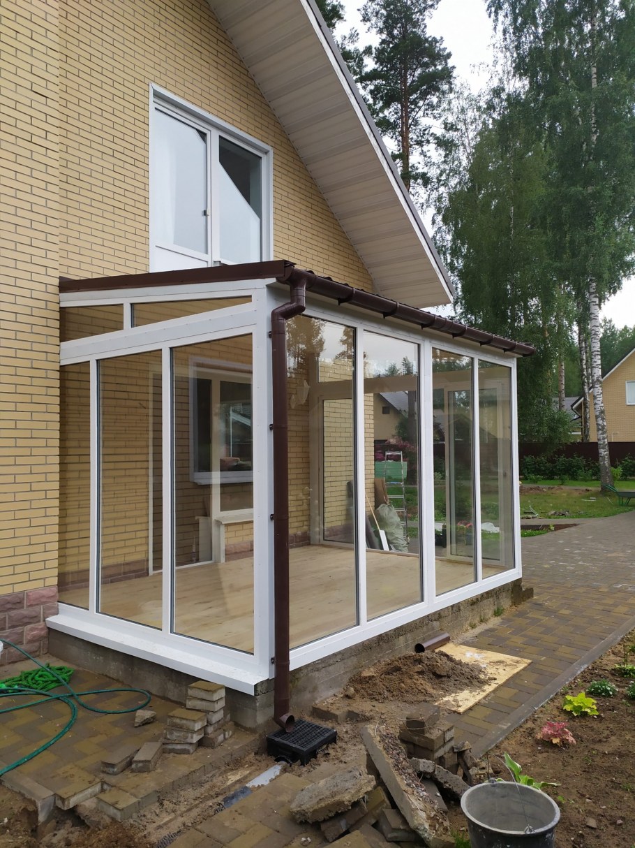 Застекленная терраса к дому