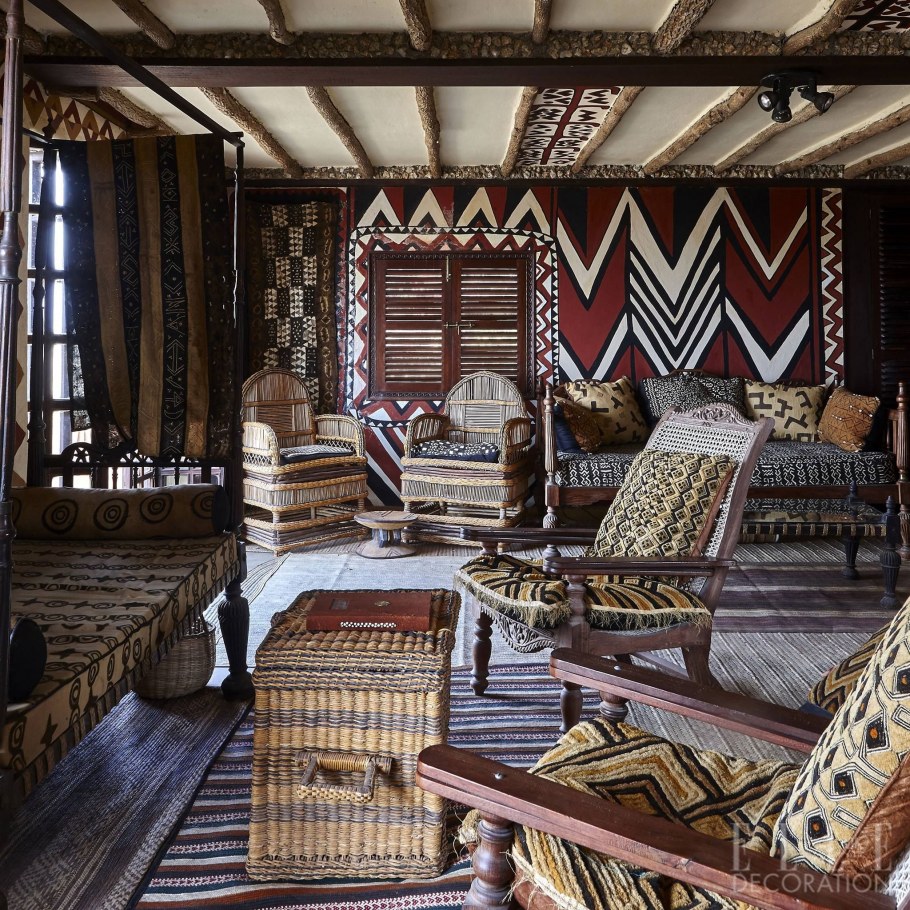 Гостиная в этническом стиле