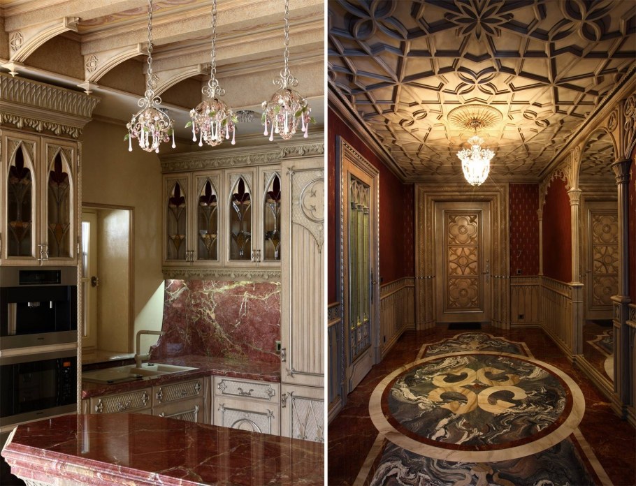 Мудборд стиль интерьера Готика