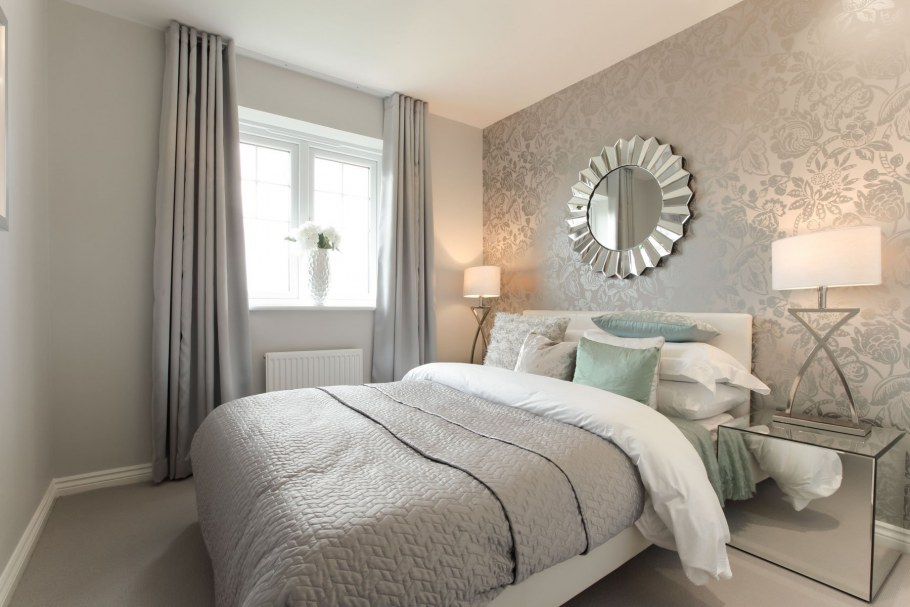 Спальня в пастельных тонах