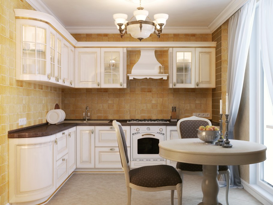 Кухня в трешке п44т